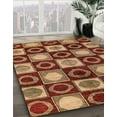 thumbnail image 2 of Ahgly Company Indoor Rectangle Abstract Red Abstract Area Rugs, 3' x 5', 2 of 6