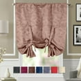 thumbnail image 3 of Tie Up Window Curtain Shade ( 37" W X 63" L) Virginia Rod Pocket Room Darkening, 3 of 3
