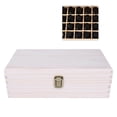 thumbnail image 1 of Contenedor de Madera para Almacenamiento de Aceites Esenciales, Personalícelo para Satisfacer sus Necesidades, Protege de la Luz Dañina, 32 Rejillas paraeites esenciales o gel, 1 of 7