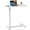 White, variant on DRUOIX White Adjustable Mobile Desk with Wheels – Overbed Table & Laptop Stand
