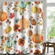 thumbnail image 5 of Cortina de ducha con diseño de hojas de arce y acuarela floral otoñal para baño, estilo bohemio, otoño, Acción de Gracias, calabaza, decoración para bañera, tela impermeable, 5 of 6