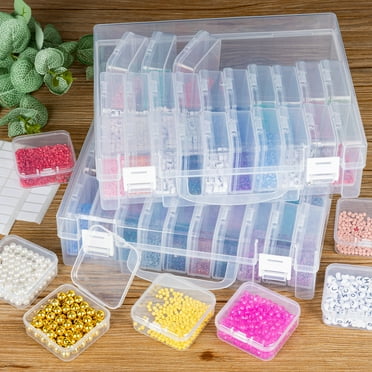 30 Slots Diamond Painting Storage Containers - Bead Organizer Diamond Containers Diamond Painting Boxes Diamond Embroidery Box Storage Containers 30 Grids Storage Box For Beads Rhinestones 1 Pack 1 Pack The Outer Box