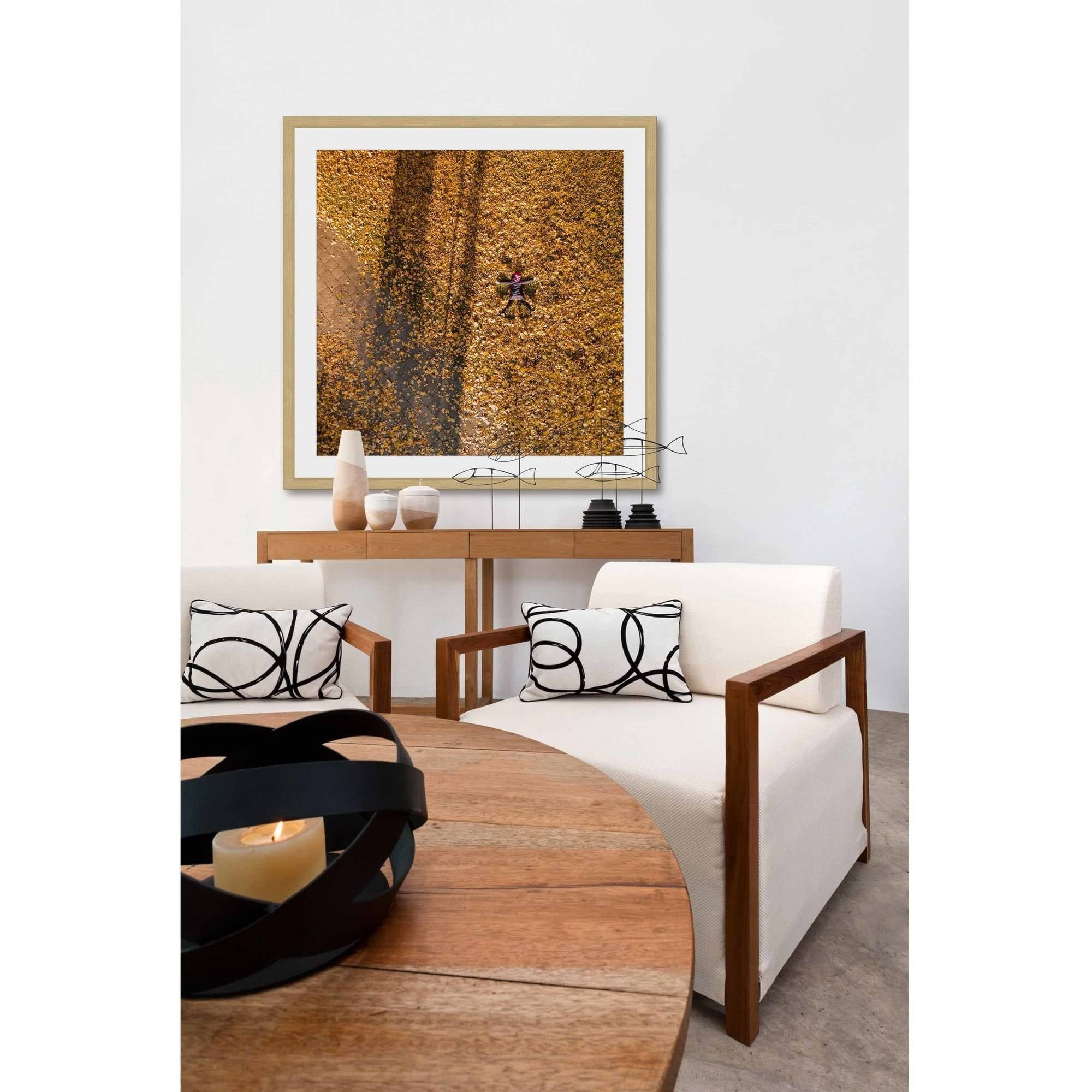 Marmont Hill "Leaf Angel" By Karolis Janulis Framed Painting Art Print, 12.0" x 1.5"