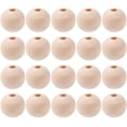thumbnail image 2 of 50pcs 12mm Natural Wood Unfinished Beads Wooden Beads for Jewelry Making DIY Crafts Decoration, 2 of 7
