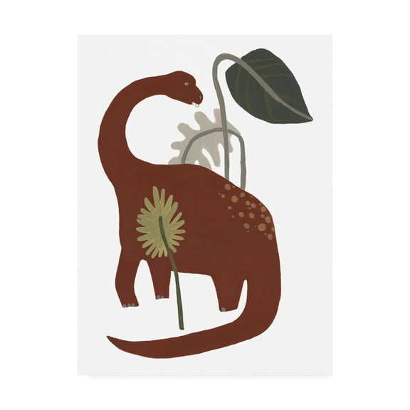 Trademark Fine Art 'Mighty Dino IV' Canvas Art by June Erica Vess