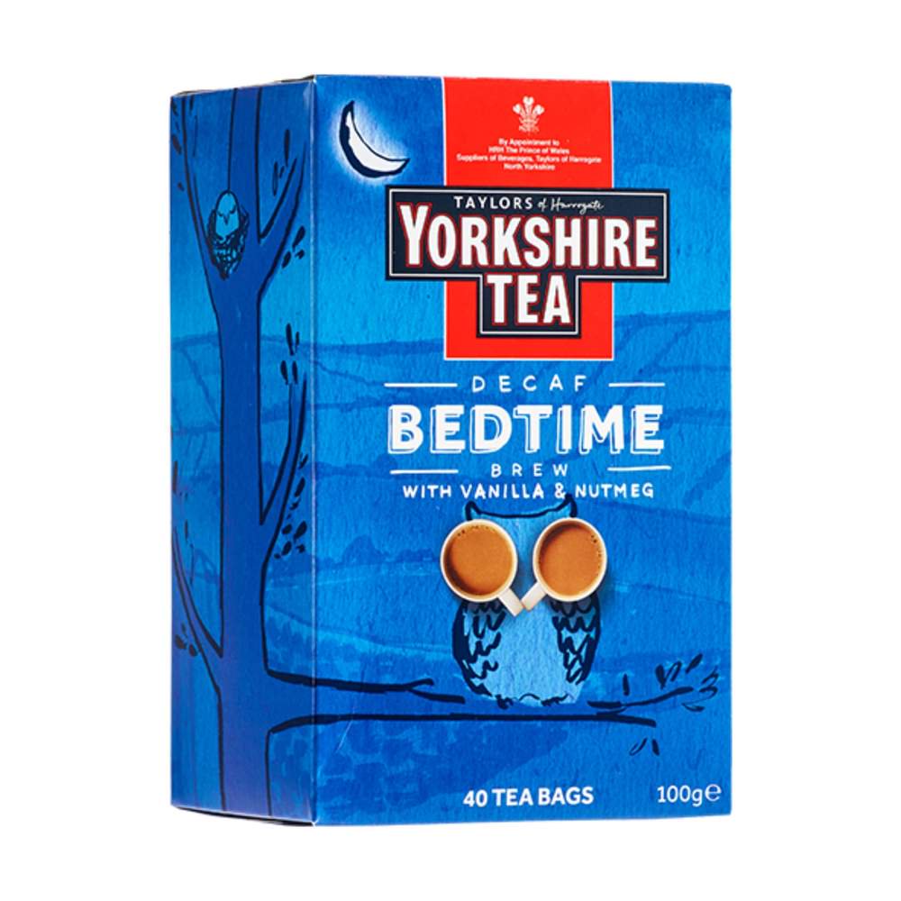 Yorkshire Decaf Bedtime Brew 100g (40 Teabags) Proper Bedtime Brew