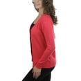 thumbnail image 3 of ToBeInStyle Women's V-Neck Lacey Caridgan, 3 of 3