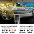 thumbnail image 3 of The Bugs BunnyRoad Runner Show-theme Windshield Sun Shade Front Protector Folding Car Sun Visor Blocks Uv Rays Keeps Your Vehicle Cool56in*30in(140cm*76cm), 3 of 6