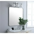 thumbnail image 3 of Soft corner metal rectangular mirror 36x36 inch in Silver, 3 of 5