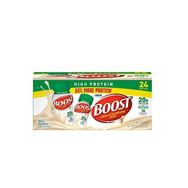 Boost HighProtein Drink, Vanilla, 24 pk./8 oz. AS