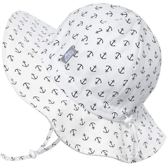 Chapeau de Soleil d'Été en Coton pour Garçons, Protection UPF 50+, Réglable