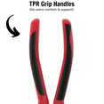 thumbnail image 5 of Teng Tools 8 Inch TPR Grip 45 Degree Bent / Angled Long Nose Pliers - MB463-8T, 5 of 6
