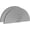Grey-blackout, variant on Arch Window Shades Half Circle Blackout Cellular Shades Cordless No Drill Blinds for Windows Half Moon Honeycomb Fabric No Tools Room Darkening Shades Easy Install (1PCS Black 72" W X 36" H)