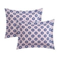 thumbnail image 3 of Chic Home Gaara 4 Piece Reversible Quilt Cover Set Bohemian Inspired Large Scale Paisley Print with Contemporary Geometric Patterned Backing Bedding with Decorative Pillows Shams, Queen Blue, 3 of 5