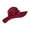 Red, variant on Fgnfyis Women's Foldable Wide Brimmed Sun Hat Korean Minimalist Style Bowknot Sunhat Casual Beach Cap Summer Hats Black