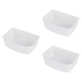 thumbnail image 3 of LOVIVER 3x Caisses Suspendues pour Animaux Bols Multifonctions pour Chinchillas Chat Blanc, 3 of 8