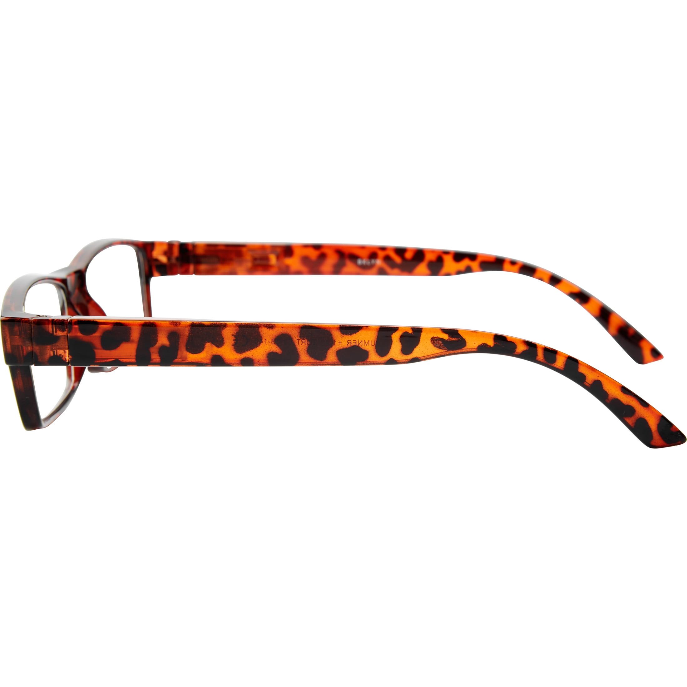 Bklyn, Sumner +1.50, Adult, Mens, Rectangle Plastic Reading Glasses & Pouches Value Pack , 2 Ea