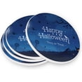 thumbnail image 3 of GZHJMY Happy Halloween Pattern Coasters for Drinks Set of 2, Absorbent Ceramic Drink Coaster with Cork Base for Wooden Coffee Table, Cool Housewarming Gift for Home Decor Cup Coasters, 3 of 6