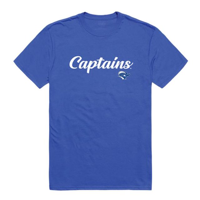 W Republic 554-279-RYL-04 Christopher Newport University T-Shirt Script pour Hommes, Royal - Extra Grand