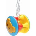 thumbnail image 3 of Bird Hanging Ball With Bell Colorful Chewing Treat Toy For Parrot Parakeet Cockatiel Conure Lovebird Dog Puppy Cat, 3 of 4
