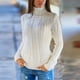 thumbnail image 1 of Cashmere Sweater Women Knitted Sweaters Wool Turtleneck Long-Sleeve Pullover Winter Autumn Jumper Clothes Female Pullover, 1 of 5