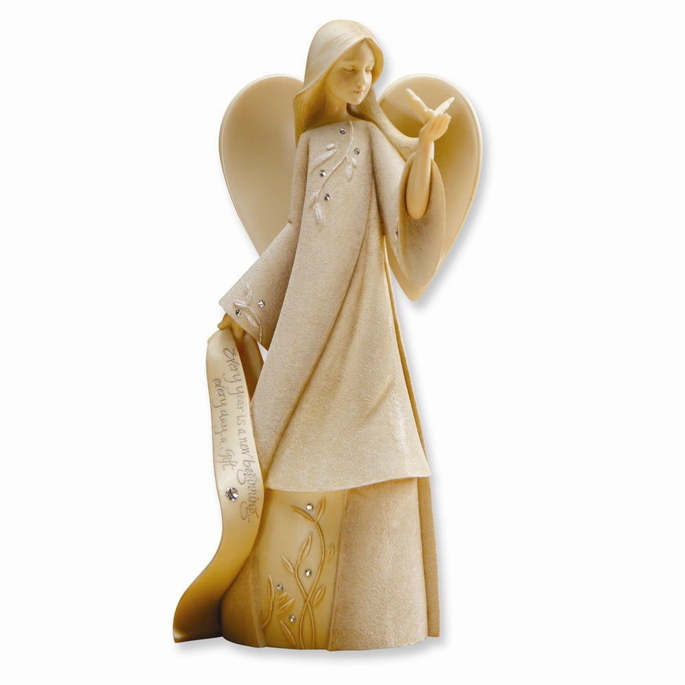 Diamond2Deal Foundations April Angel Figurine