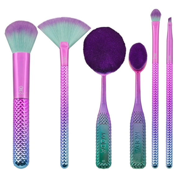 Moda Brush Prismatic 6pc Deluxe Makeup Brush Gift Kit