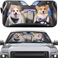 thumbnail image 2 of Foldable 3D Corgi Design Car Sunshade For Dog Lovers, 2 of 6