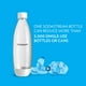 thumbnail image 5 of Botella de carbonatación SodaStream, 1 litro, delgada, blanca, paquete doble, 5 of 7