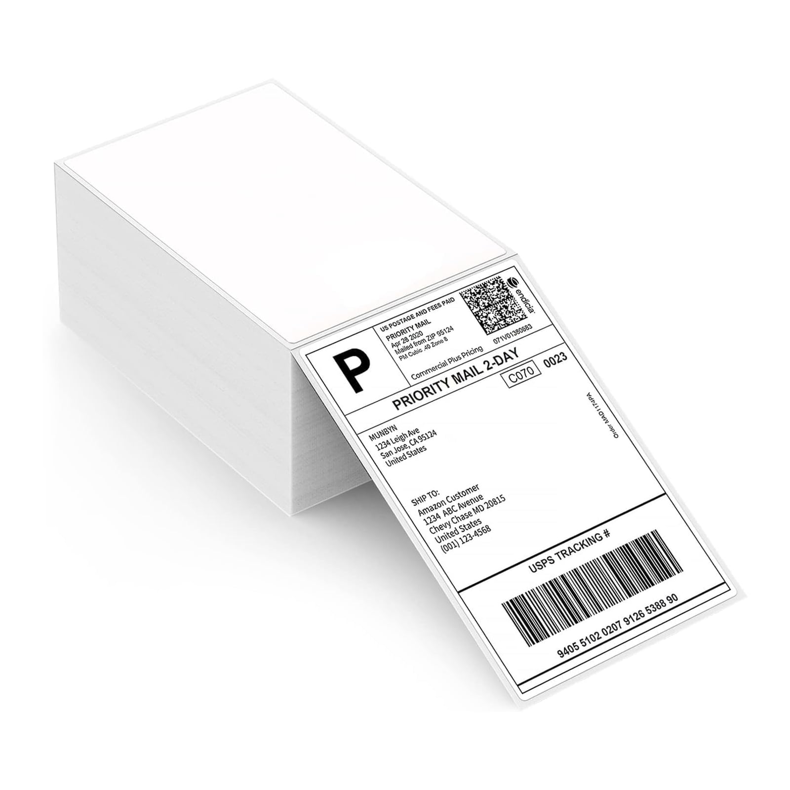 500 Pack 4x6 Thermal Shipping Labels, Direct Print Paper for Mailing & Shipping Packages