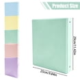 thumbnail image 3 of 1Pc 3 Ring Binder, 1 Inch Binders 3 Ring, Flexible Binder for Home Office Supplies, Plastic Ring Binder, Cute 1" Binder, Thin Binder, Round Rings, Classroom Must Haves, 3 of 6