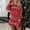 Red, variant on Summer Saving Clearance AXXD Ladies Jean Shorts,Winter Printed Christmas Full Sleeve Suit Shorts for Women High Waisted Red 4