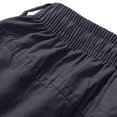 thumbnail image 4 of hoksml Men's Elastic Waist Cargo Pants with Multi-Pockets, Straight Leg Relaxed Fit Work Trousers for Outdoor Hiking and Daily Casual, 4 of 5