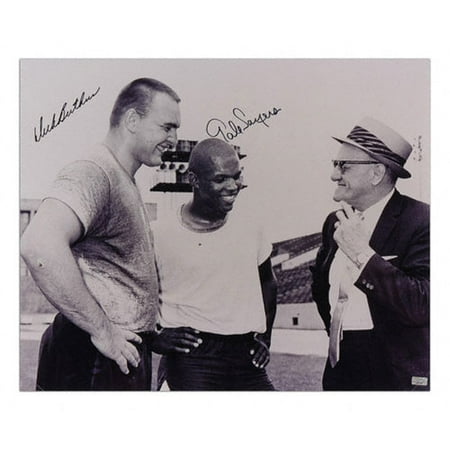 NFL - Dick Butkus and Gale Sayers Chicago Bears Dual Autographed 16x20 Photograph