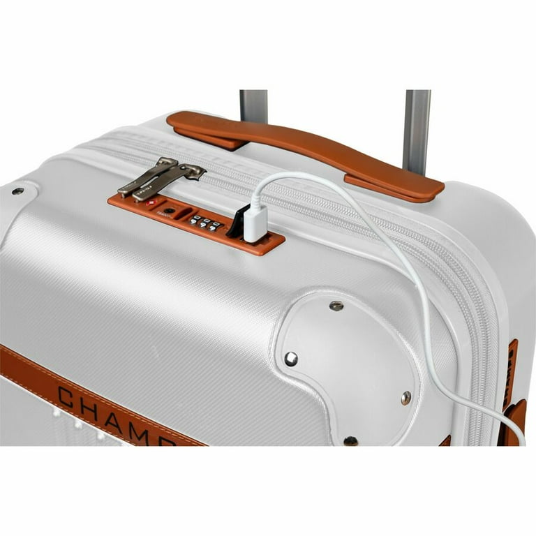 CHAMPS Vintage Collection, Hardside Carry-on, Ivory - Walmart.com