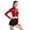 Red, variant on EDFBUYKRS Base Long Sleeve, Neck Women Slim Solid Turtleneck Blouse Slim Stretchy Layer Tee Shirts Solid Casual Tops for Women S