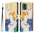 thumbnail image 1 of FOXDOCK Funda Tipo Cartera para Motorola Moto E13 con Soporte y Correa – Diseño de Patrones Lindos, 1 of 6