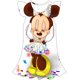 thumbnail image 1 of 2023 año nuevo estilo moda novedosa lindo Minnie costura vestido pura mujer bebé dibujos animados estampado Mini rodilla kirt con volantes petals6T Gao Jinjia LED, 1 of 2