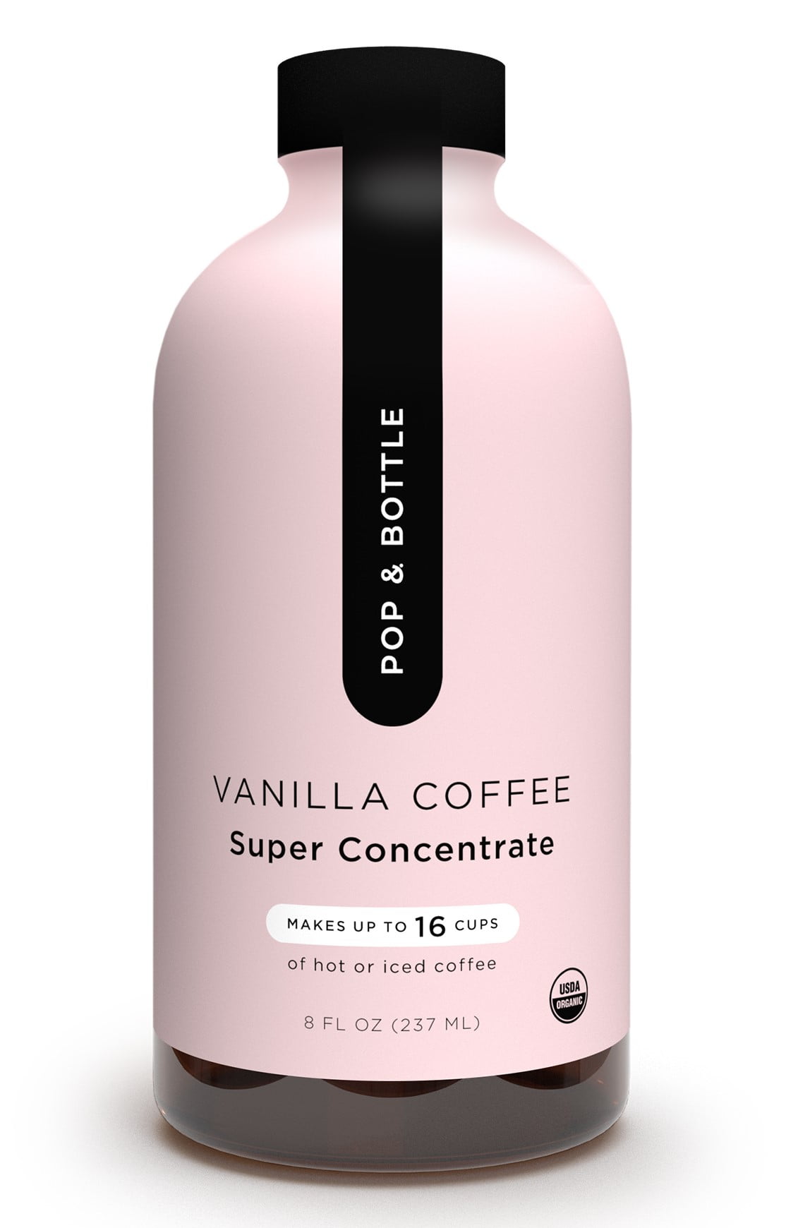 Pop and Bottle Super Concentrated Cold Brew Vanilla, 8 Fl Oz