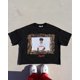 thumbnail image 3 of Camisetas holgadas y sencillas con estampado gráfico de Harajuku, camisetas de algodón de gran tamaño con cuello redondo, camisetas versátiles, ropa informal de manga corta para parejas para hombres, 3 of 5