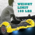 thumbnail image 4 of Spider Hoverboard Self Balancing Scooter Hoverboards de dos ruedas de 6.5 "con altavoz Bluetooth y luces LED Scooter eléctrico para niños y adultos Hoverstar  spider-yellow, 4 of 7