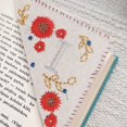 thumbnail image 1 of Hml 26 Letters Elegant Personalized Hand Embroidered Corner Bookmark Four Seasons Fun Bookmark Decoration Handmade Custom Letter Bookmark Hand Stitched Corner Bookmark, 1 of 5