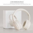 thumbnail image 4 of Auriculares Sobre La Oreja, 60 Horas de Tiempo de Reproducciónica de Cancelación de Ruido Auriculares inalámbricos, Auriculares Plegables de Peso Ligero para Vieges,, 4 of 7
