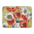 thumbnail image 1 of Carolines Treasures GFGO0028RUG Flowers by Fiona Goldbacher Machine Washable Memory Foam Mat, 1 of 4