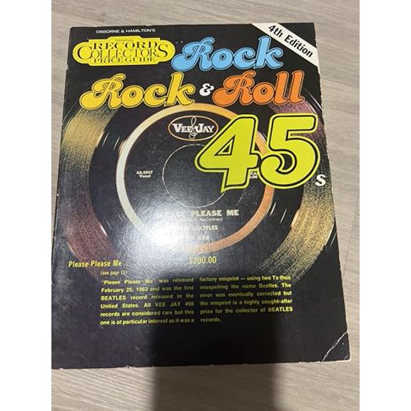 Pre-Owned Rock, rock & roll 45's (Osborne & Hamilton's original record collectors price guide), 9780890190814, 089019081X, Paperback, Fourth Edition edition