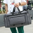 thumbnail image 4 of UsRHHA Large Capacity Handheld Travel Bag, Waterproof Luggage Bag for Men and Women, Versatile Handbag Backpack Combo for Short Distance Travel Student Gym, 4 of 6