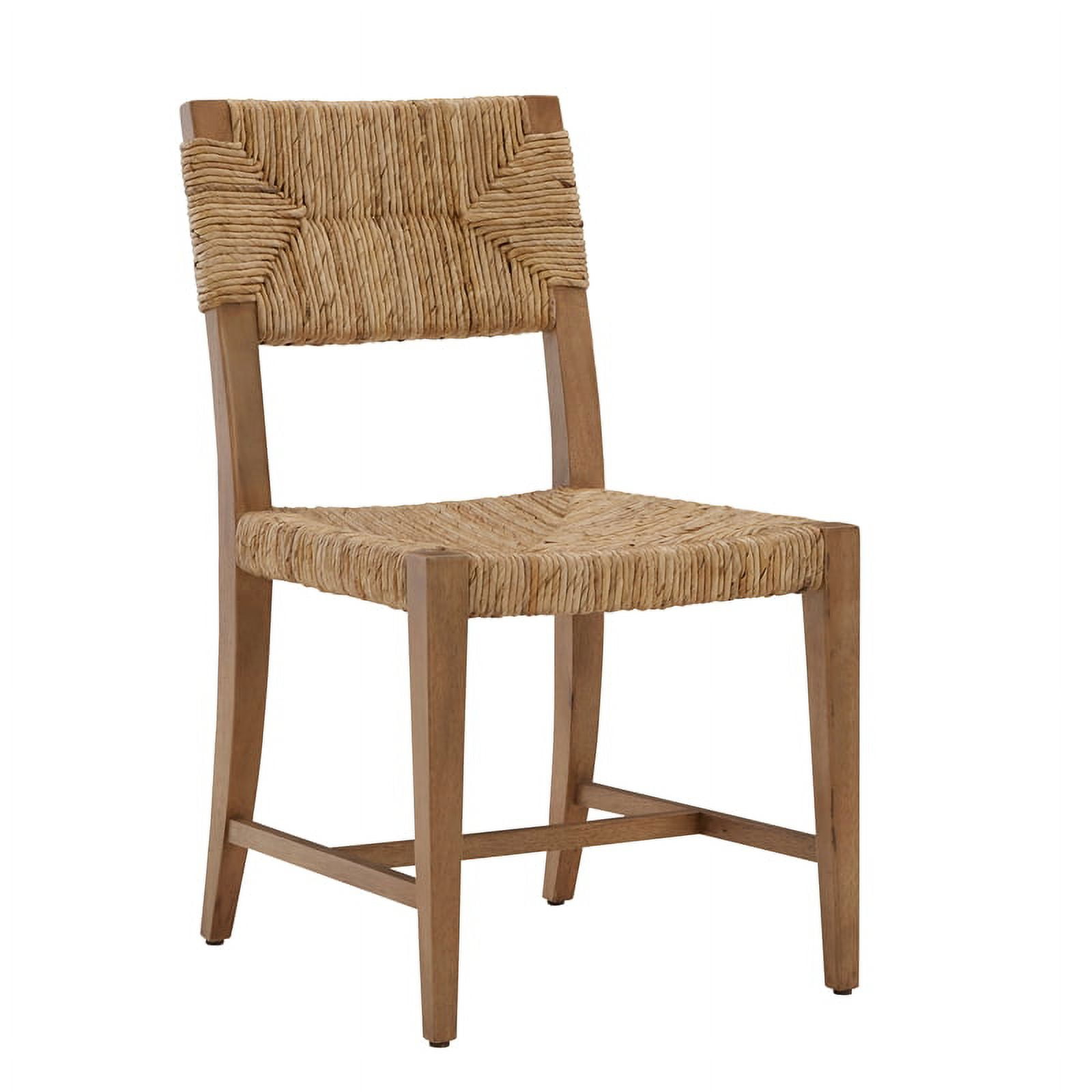 Palmeto Home Coastal Diamond Banana Weave Dining Wood Chairs - Set