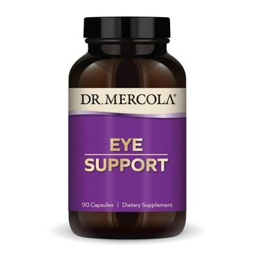 Dr. Mercola Eye Support, 90 Servings (90 Capsules), Dietary Supplement, Supports Eye and Vision Health, Non-GMO