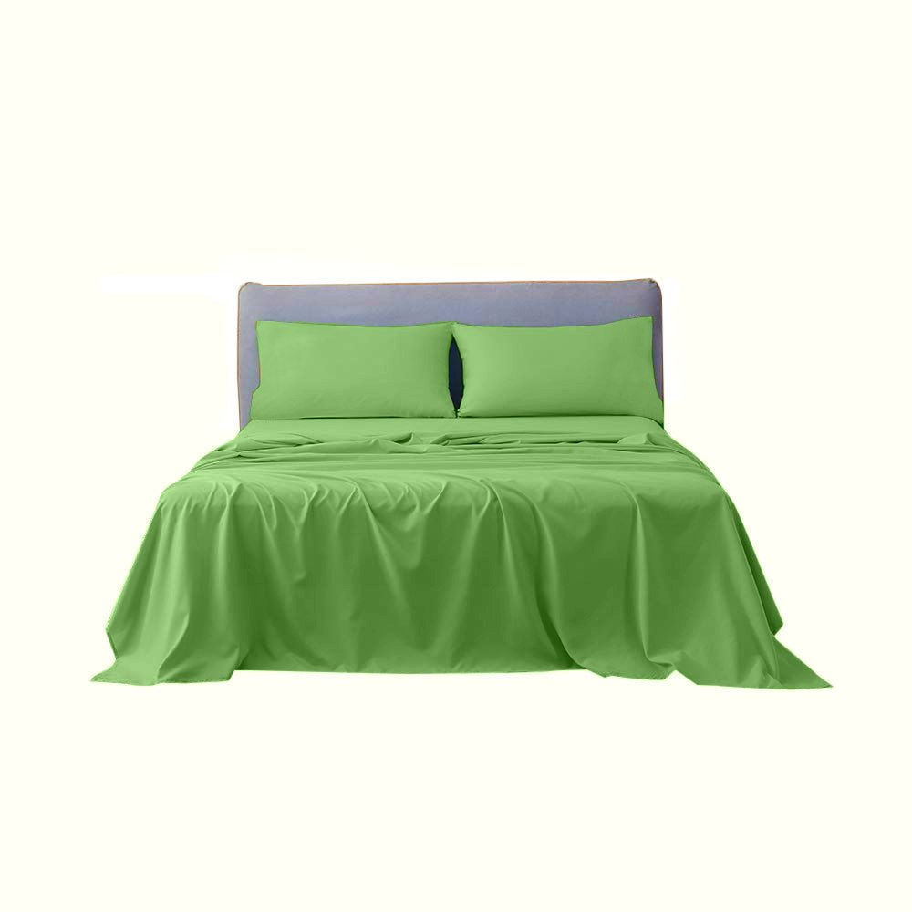 RV Full Sheets Easy To Fit In RV mattress Upto 15 Inch Solid Sage 1800