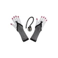 thumbnail image 1 of Gravity Kit de Costume Memento Mori, Gants en Résille et Pendentif Crâne, 1 of 2